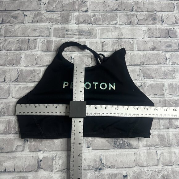EUC Lululemon Peloton Sports Bra Black Size 8 - Picture 10 of 11